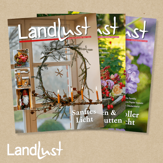 Landlust. Die schönsten Seiten des Landlebens. Hier geht es in den Landlust Aboshop.